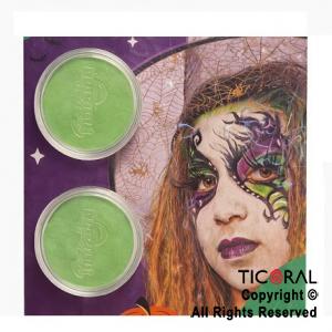 MAQUILLAJE ARTISTICO VERDE CLARO VERDE CLARO ( 2 - 4GR)